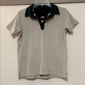 Cadets Casita Terry Polo Shirt in Gray SZ 14 NWT